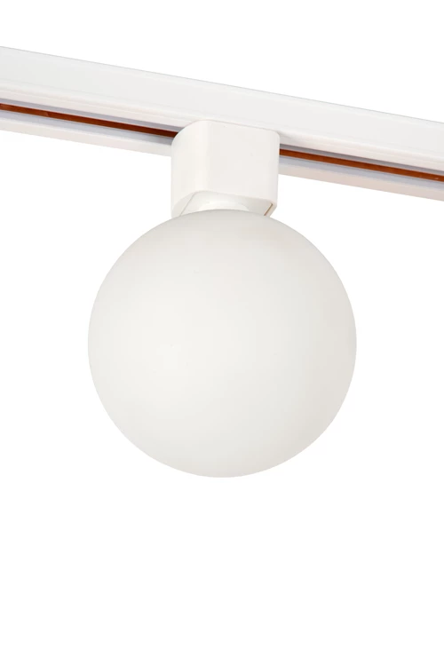 Lucide TRACK TYCHO Spot sur rail - Système de rail monophasé / Éclairage sur rail - 1xG9 - Opal(Extension) - éteint